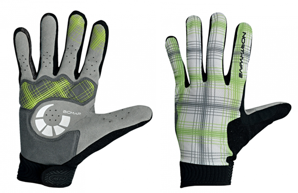 Велоперчатки NORTHWAVE C89122009 CHEQUERED GREEN XXL Велоперчатки NORTHWAVE C89122009 CHEQUERED GREEN XXL
